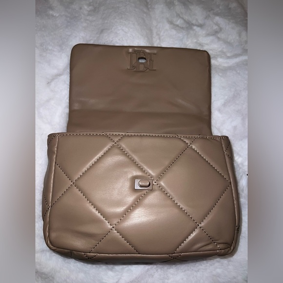 Badgley Mischka Quilted Studded Vegan Leather Bag - Picture 5 of 10